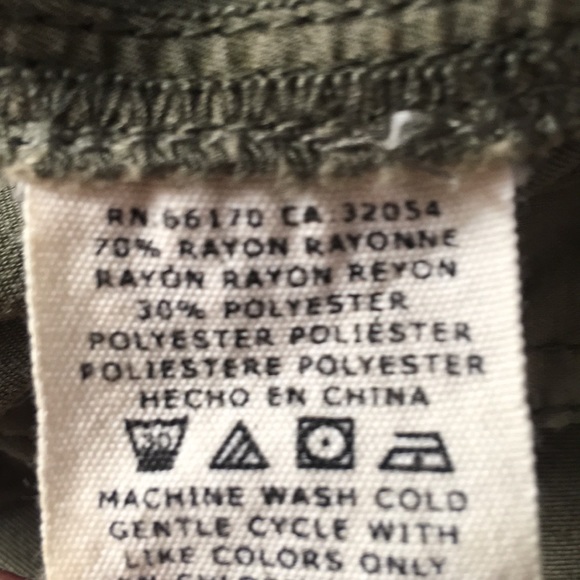 Anthropologie Marrakech Army Green Skirt Large - Picture 7 of 7